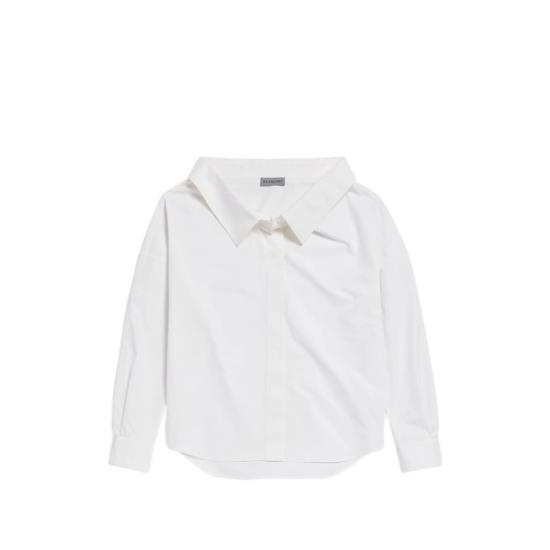 26FW 발렌시아가 셔츠 A009OO TRM17 9000 WHITE
