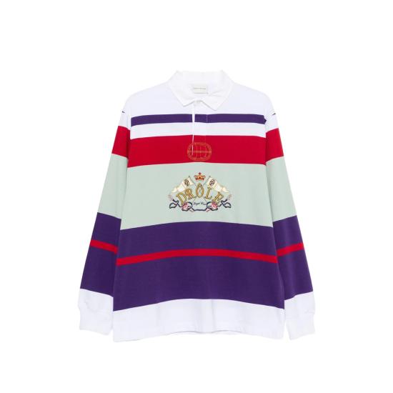 26FW 드롤드무슈 폴로 티셔츠 PL184 CO248 NAVY PURPLE WHITE