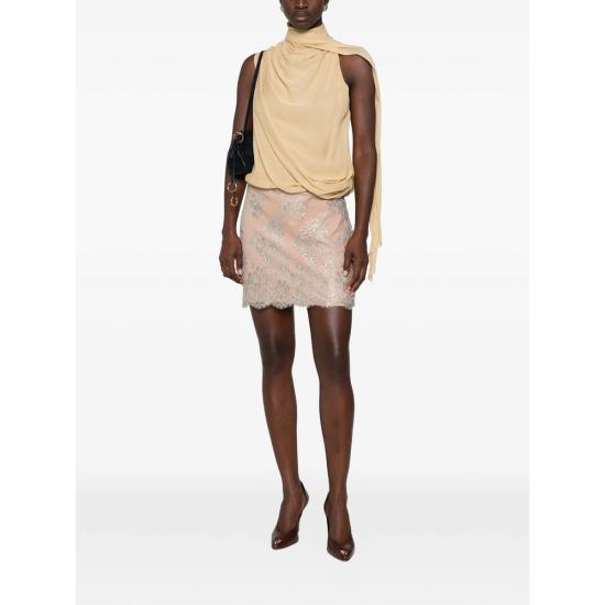 26FW 발렌티노 가라바니 스커트 9B0RAFL0AG2 1N9 NEUTRALS BLUE - VALENTINO GARAVANI