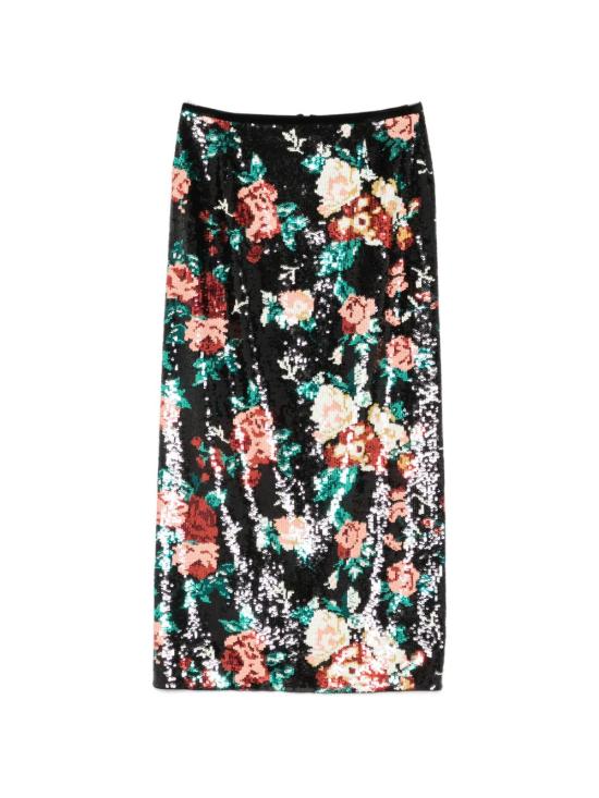  포르테포르테 스커트 15350MYSKIRTBOUQUET AI26 BLACK