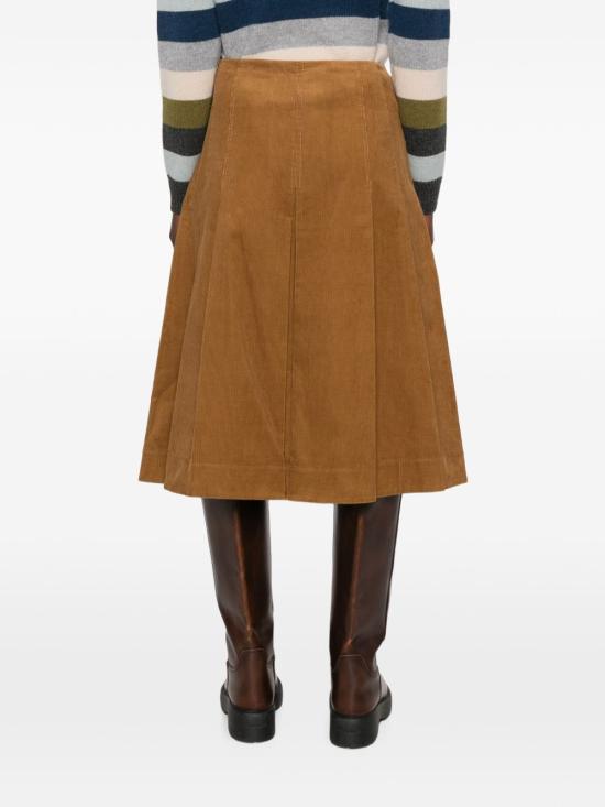  토리버치 스커트 185588291 AI26 BROWN - TORY BURCH