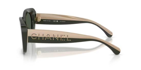 26FW 샤넬 선글라스 CH5563B 17029A Dark Green - CHANEL