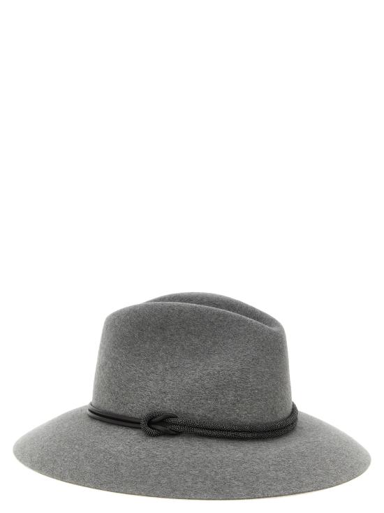26FW 브루넬로 쿠치넬리 모자 MCAP90232C073 Gray - BRUNELLO CUCINELLI