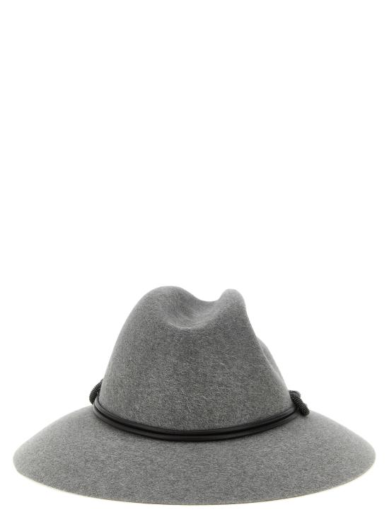 26FW 브루넬로 쿠치넬리 모자 MCAP90232C073 Gray - BRUNELLO CUCINELLI