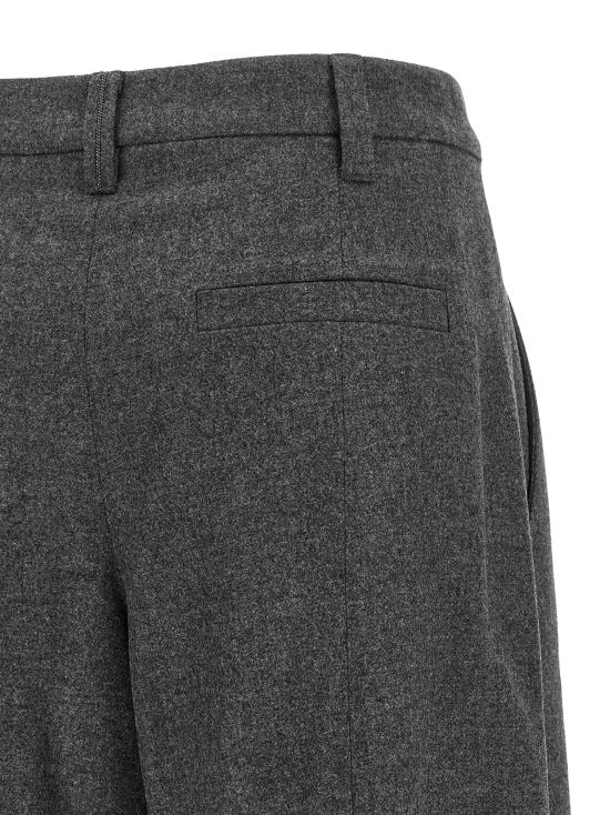 26FW 브루넬로 쿠치넬리 스트레이트 팬츠 MB162P9358C032 Gray - BRUNELLO CUCINELLI