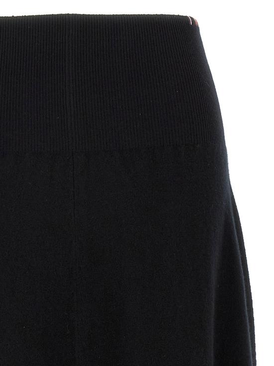  익스트림캐시미어 스커트 LDN388EASERAVEN BLACK - EXTREME CASHMERE