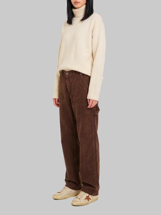 26FW 하이쿠레 데님 팬츠 HEW03376 BROWN - HAIKURE