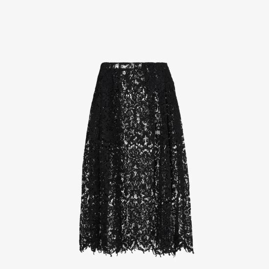  펜디 스커트 ULT 010586 NOIR 40 BLACK