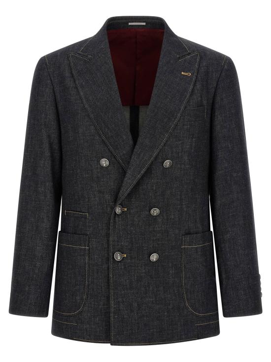  브루넬로 쿠치넬리 자켓 LDMH2647DMDKC1474 CHARCOAL