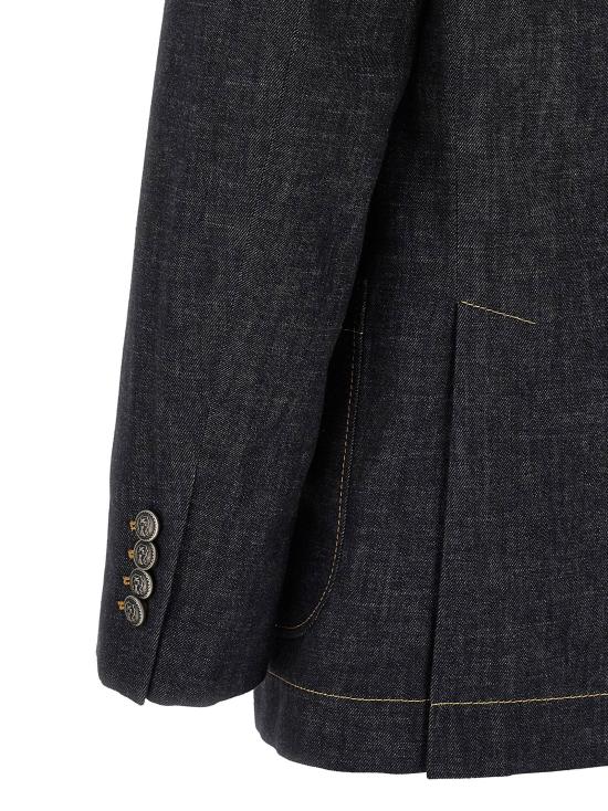  브루넬로 쿠치넬리 자켓 LDMH2647DMDKC1474 CHARCOAL - BRUNELLO CUCINELLI