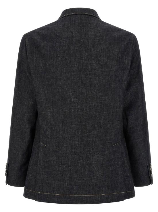  브루넬로 쿠치넬리 자켓 LDMH2647DMDKC1474 CHARCOAL - BRUNELLO CUCINELLI