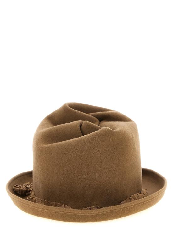 요지 야마모토 모자 LDHWH021611 CAMEL - YOHJI YAMAMOTO
