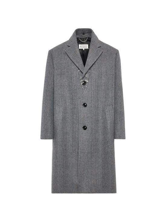  마르지엘라 코트 FW26H1463 S50AA0166M35904 001F GreyCheck IT44 GRAY