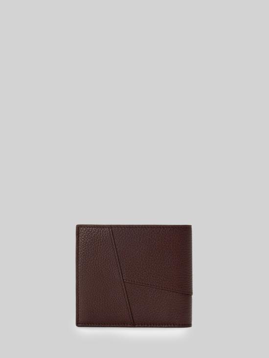 26FW 로에베 퍼즐 그레인 카프스킨 바이폴드 월렛 C510302X23 BROWN - LOEWE