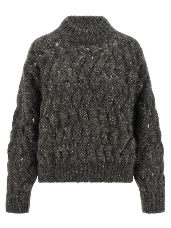  브루넬로 쿠치넬리 스웨터 LDMNT347514CGD77 CHARCOAL