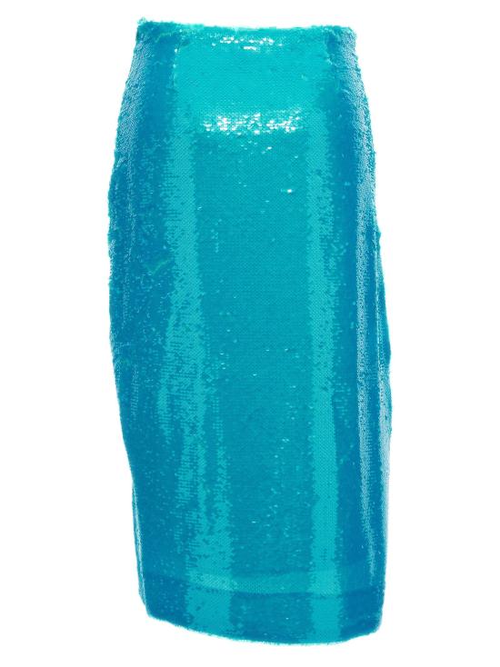  가니 스커트 LDF7865803 TURQUOISE - GANNI
