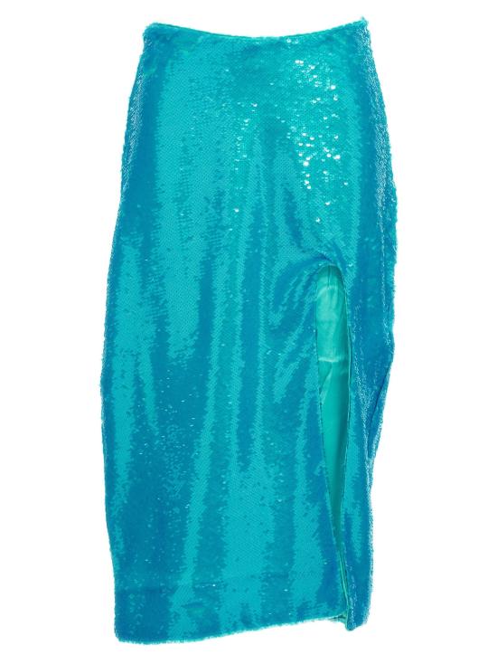  가니 스커트 LDF7865803 TURQUOISE