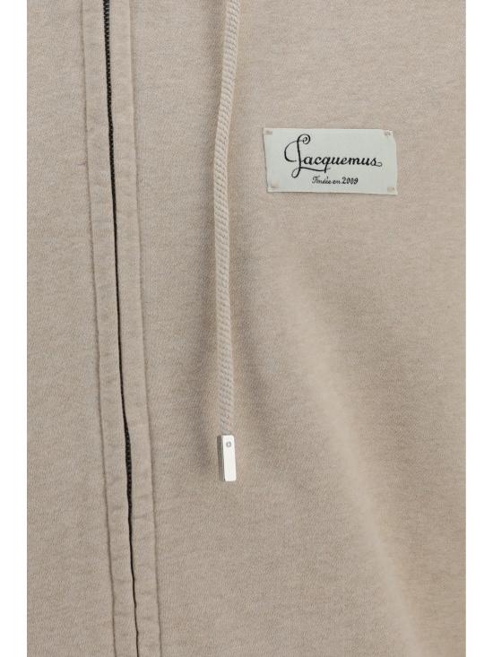 26FW 자크뮈스 후드 티셔츠 HOU00314AJ00325 150 BEIGE - JACQUEMUS