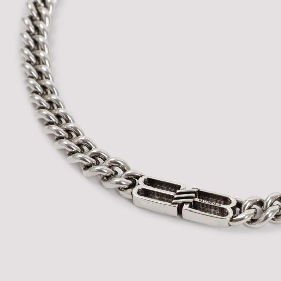 26FW 발렌시아가 네크리스 723052 TZ99I 0911 ANTIQUE SILVER - BALENCIAGA
