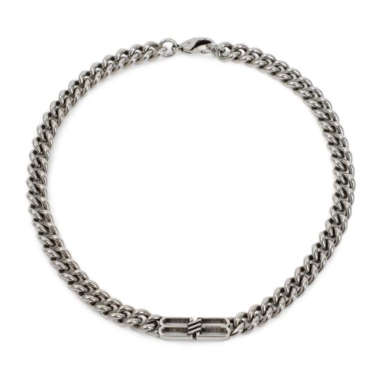 26FW 발렌시아가 네크리스 723052 TZ99I 0911 ANTIQUE SILVER - BALENCIAGA