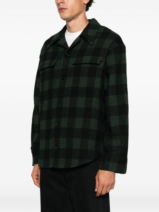 아미 셔츠 USH875WV0220A258 AI26 GREEN - AMI