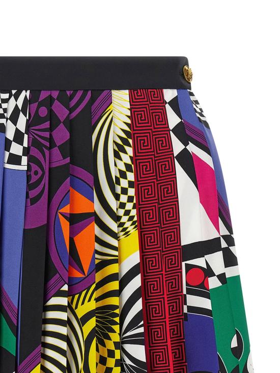  베르사체 스커트 LD10008291A192885X000 BLACK - VERSACE