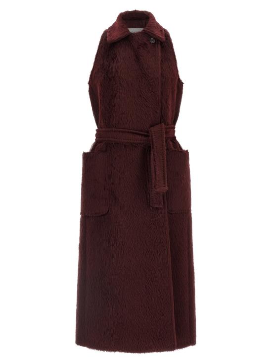  막스마라 코트 LD2521276163600003 BURGUNDY