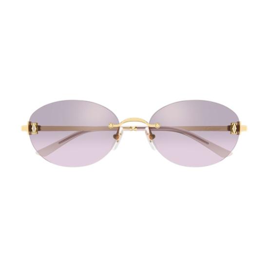 26FW 까르띠에 선글라스 CT0642SA003 GOLD GOLD PINK 54