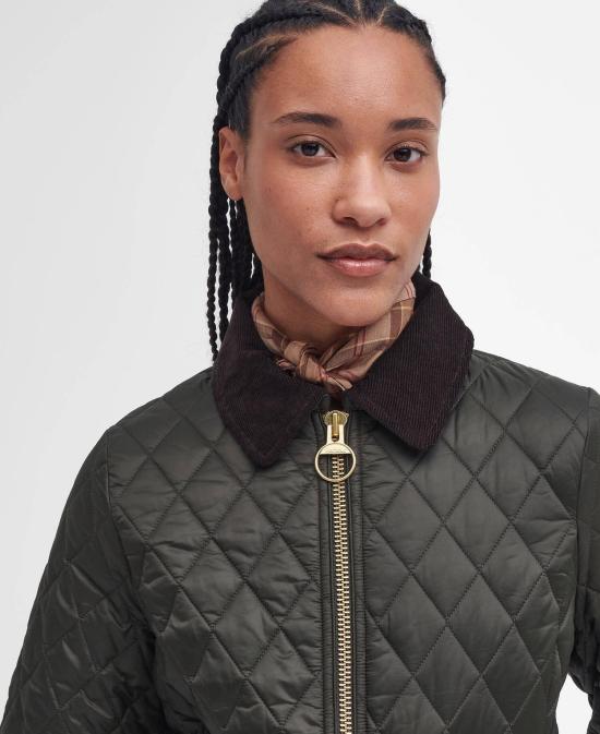 26FW 바버 비드넬 피티드 퀼티드 재킷 LQU1765 LQU SG71 SAGE ANCIENT - BARBOUR