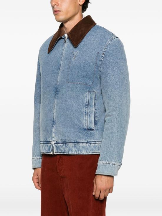  아미 자켓 HJK922DE0046480 AI26 BLUE - AMI