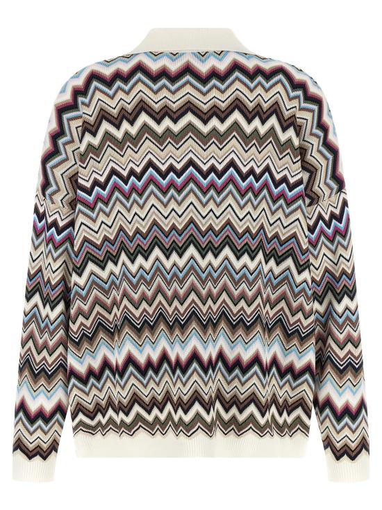  미소니 긴팔 티셔츠 LDDS26WN1BBK01KOSMSPL MULTICOLOR - MISSONI
