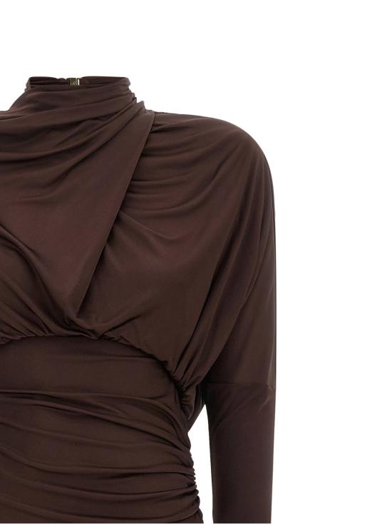  발망 원피스 LDDR0000000082A51 BROWN - BALMAIN