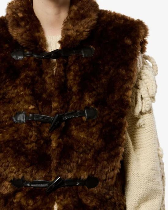 26FW 이자벨마랑에뚜왈 베스트 MASTER ULT 010037 MARRON 1 - ISABEL MARANT ETOILE