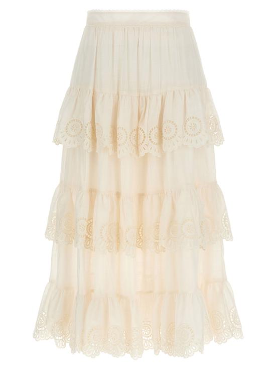  짐머만 스커트 LD4283SSS252IVO CREAM
