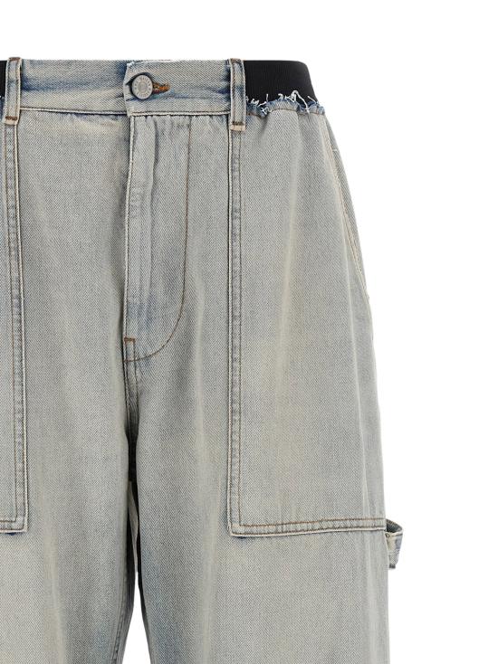  MM6 메종마르지엘라 데님 팬츠 LDS62KB0272M30055970 LIGHT BLUE - MM6 MAISON MARGIELA
