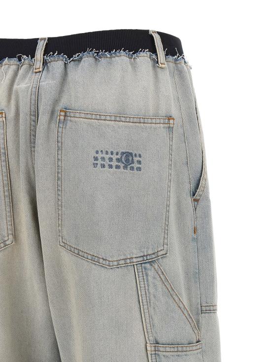 MM6 메종마르지엘라 데님 팬츠 LDS62KB0272M30055970 LIGHT BLUE - MM6 MAISON MARGIELA