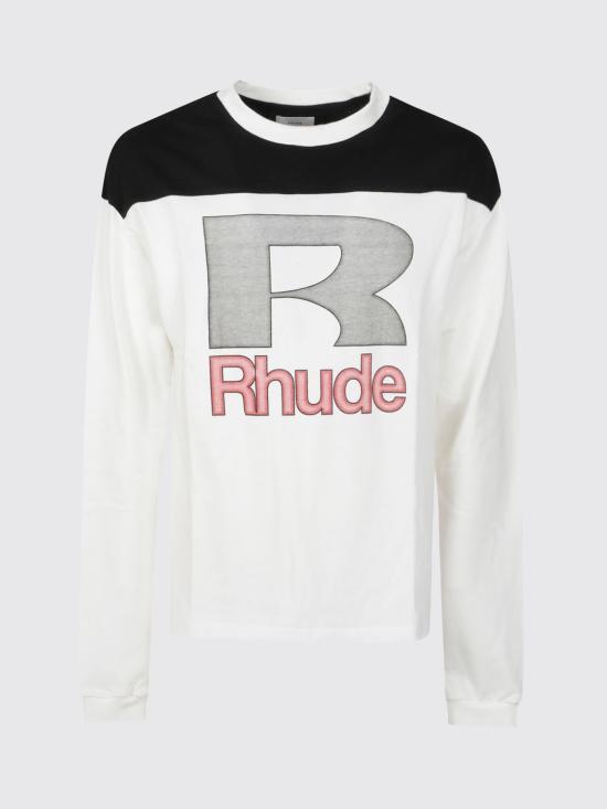 26FW 루드 긴팔 티셔츠 RHPF26TT25012 3113 White - RHUDE