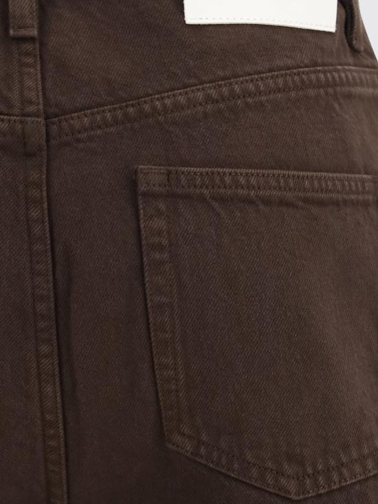 26FW 루루 드 세종 데님 팬츠 JUDELDS Brown - LOULOU DE SAISON