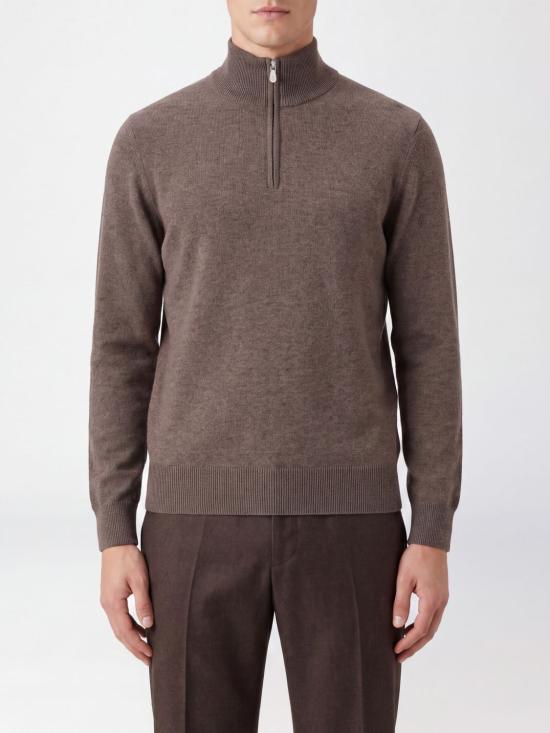 26FW 브루넬로 쿠치넬리 캐시미어 집업 니트 M2200124 CP849 Grey 2
