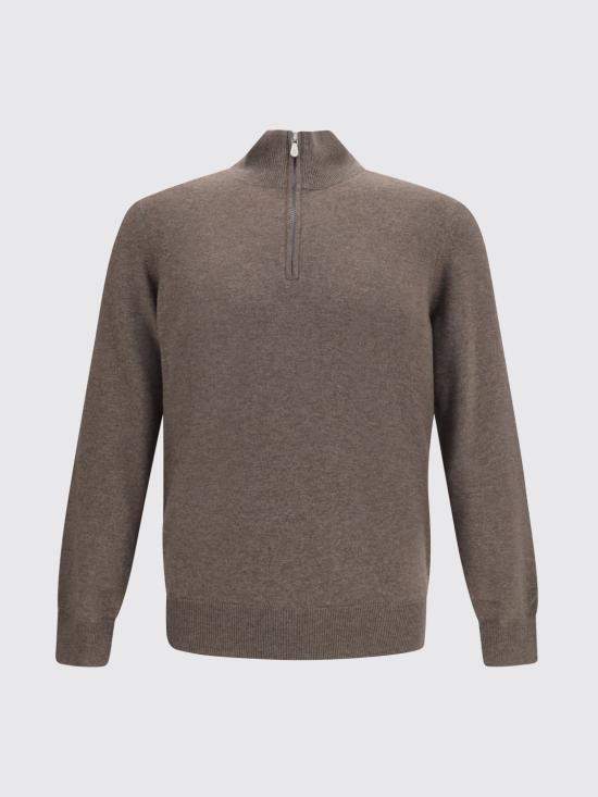 26FW 브루넬로 쿠치넬리 캐시미어 집업 니트 M2200124 CP849 Grey 2 - BRUNELLO CUCINELLI