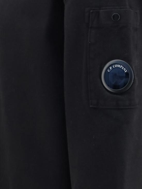 26FW 씨피 컴퍼니 긴팔 티셔츠 21CMSS020A006372M 999 Black - C.P. COMPANY