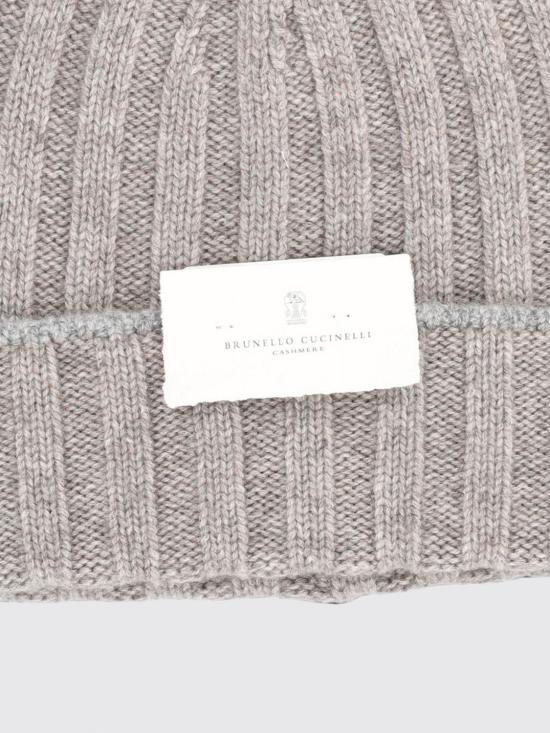 26FW 브루넬로 쿠치넬리 모자 M2240900 CFF57 Grey 2 - BRUNELLO CUCINELLI