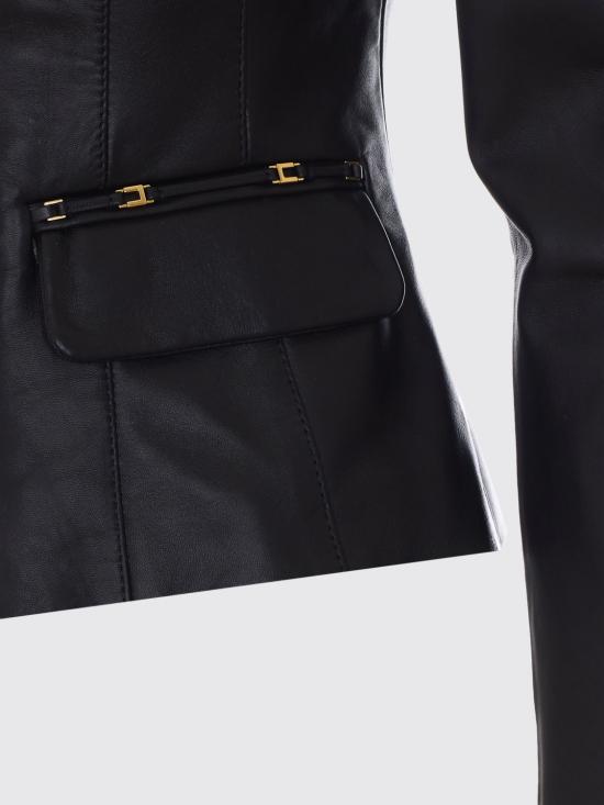 26FW 엘리자베타프랜치 자켓 GD07G66E2 110 Black - ELISABETTA FRANCHI