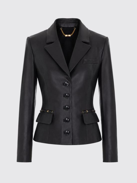 26FW 엘리자베타프랜치 자켓 GD07G66E2 110 Black - ELISABETTA FRANCHI