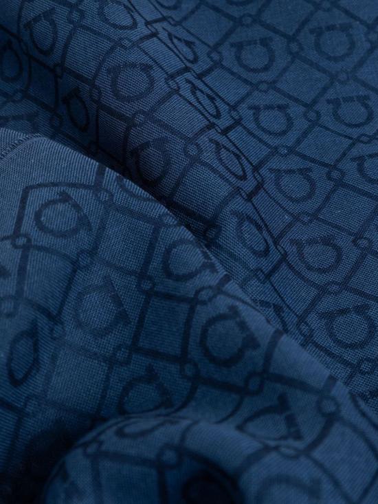 26FW 살바토레 페라가모 머플러/스카프 520186 795491 001 Navy - SALVATORE FERRAGAMO