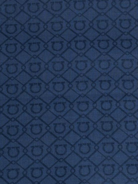 26FW 살바토레 페라가모 머플러/스카프 520186 795491 001 Navy - SALVATORE FERRAGAMO