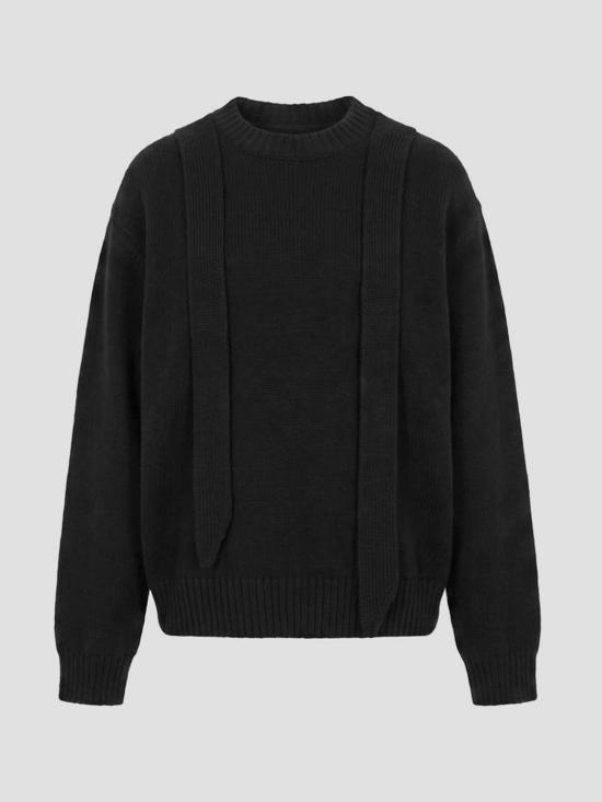 26FW 사카이 스웨터 2604069M 001 Black - SACAI