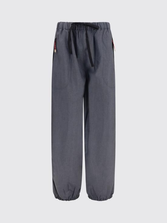 26FW 프라다 울 모헤어 캐주얼 팬츠 P258KSOOO17LK F0480 Grey