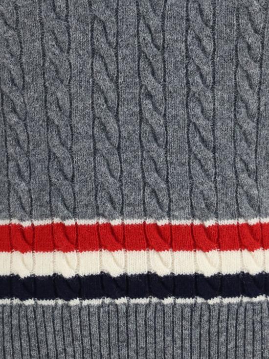 26FW 톰브라운 베스트 MKV098AY1026 035 Grey - THOM BROWNE