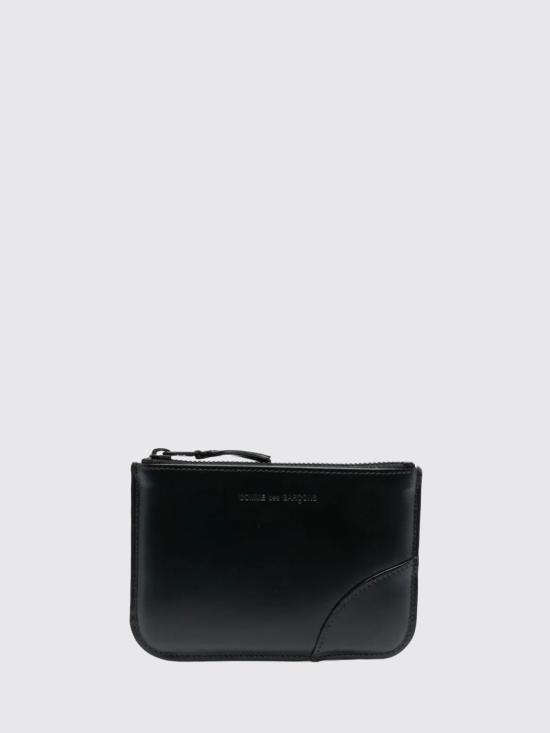 26FW 꼼데가르송 클래식 레더 라인 파우치 SA8100 1 Black